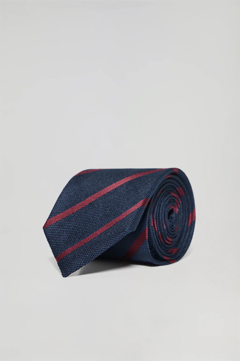 Silk tie with stripes and Polo Club logo - Image 6