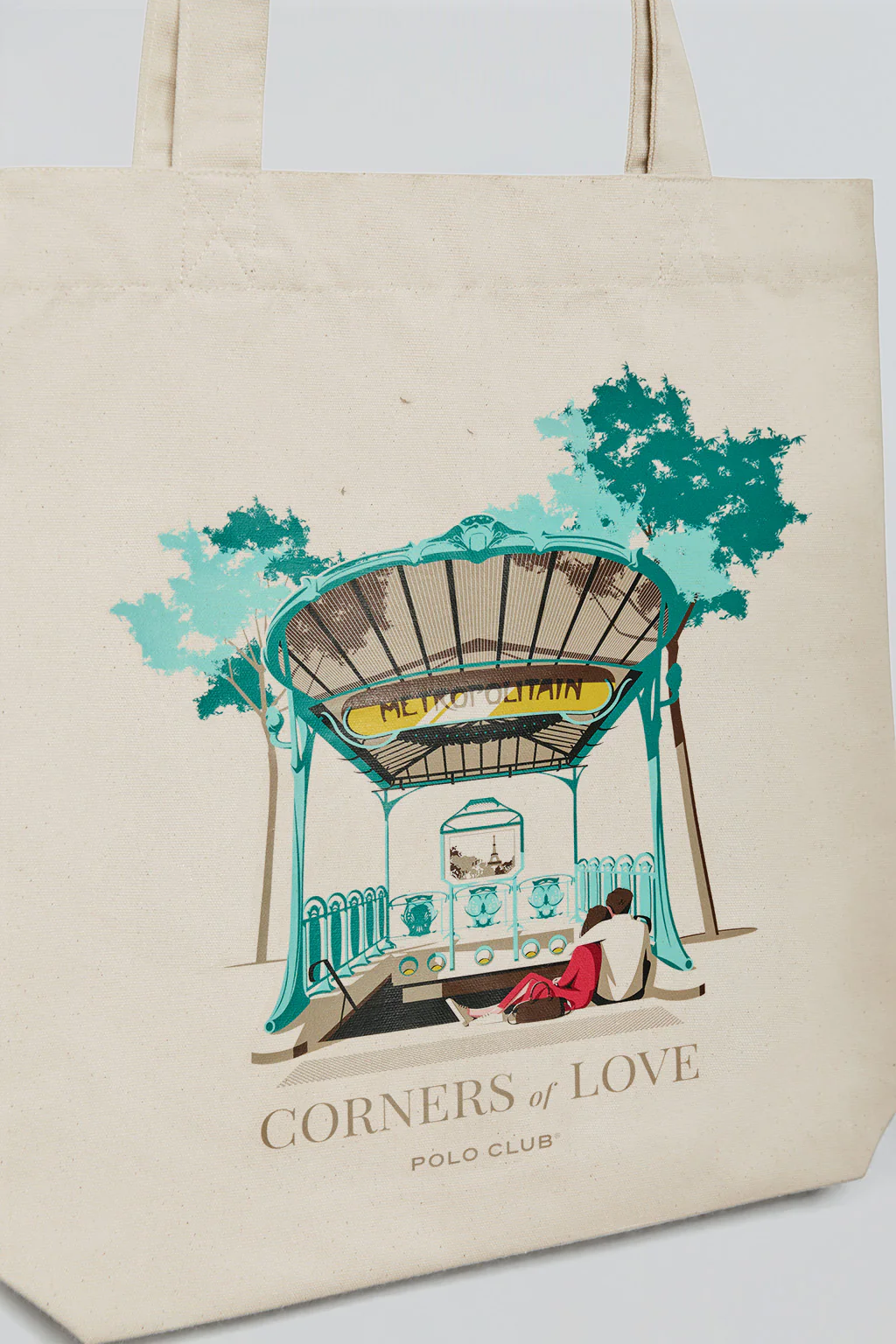 Tote bag + ‘Underground’ print. Corners of Love by Polo Club & El Chico Llama - Image 3