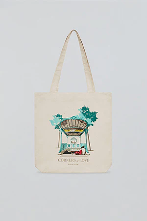 Tote bag + ‘Underground’ print. Corners of Love by Polo Club & El Chico Llama - Image 9