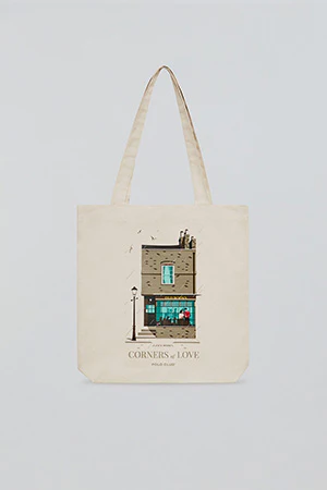 Tote bag + ‘Bookshop’ print. Corners of Love by Polo Club & El Chico Llama - Image 9