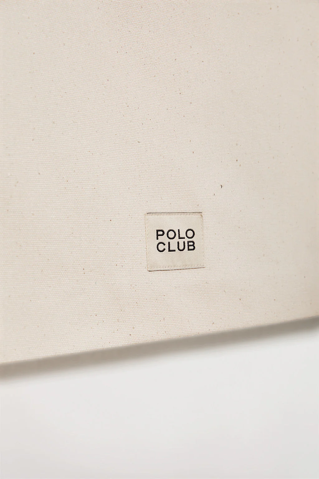 Beige tote bag with Polo Club logo - Image 3