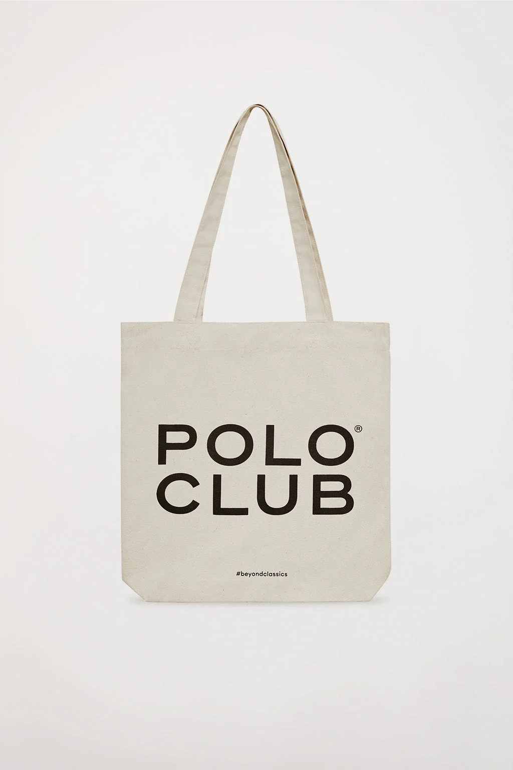Beige tote bag with Polo Club logo - Image 6