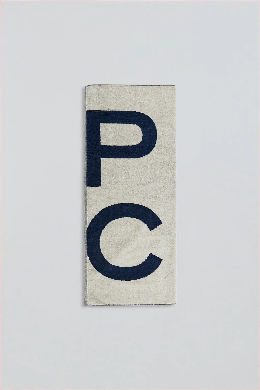 Beige Antibes terry towel with logo - Image 2