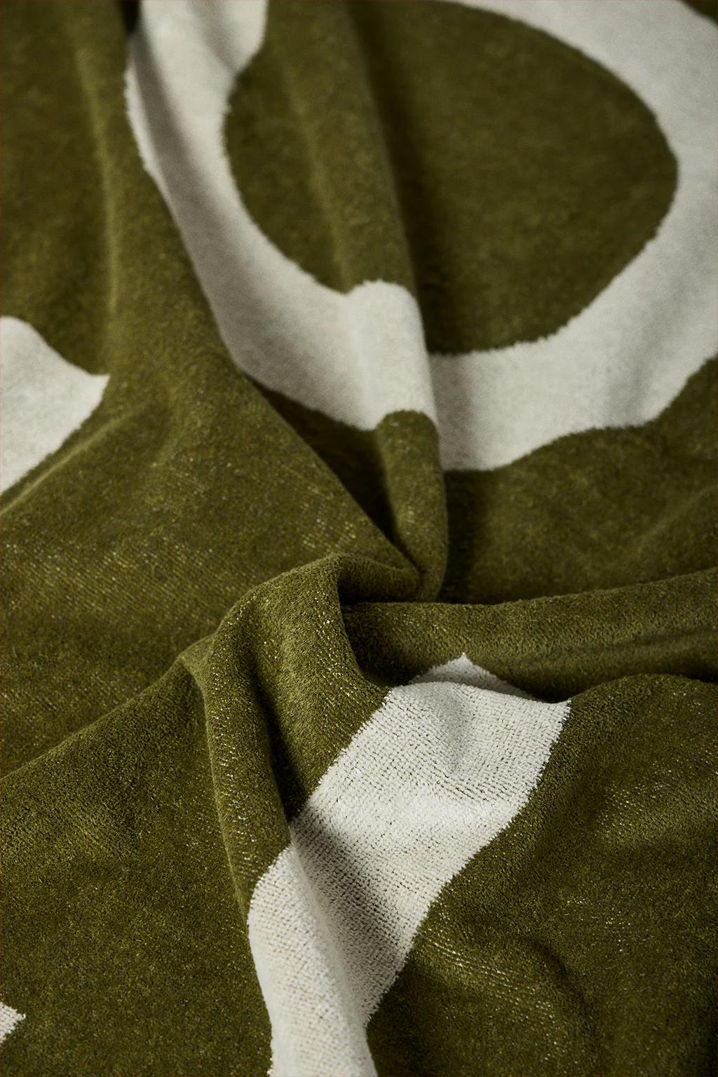 Green Antibes terry towel with logo - Image 4