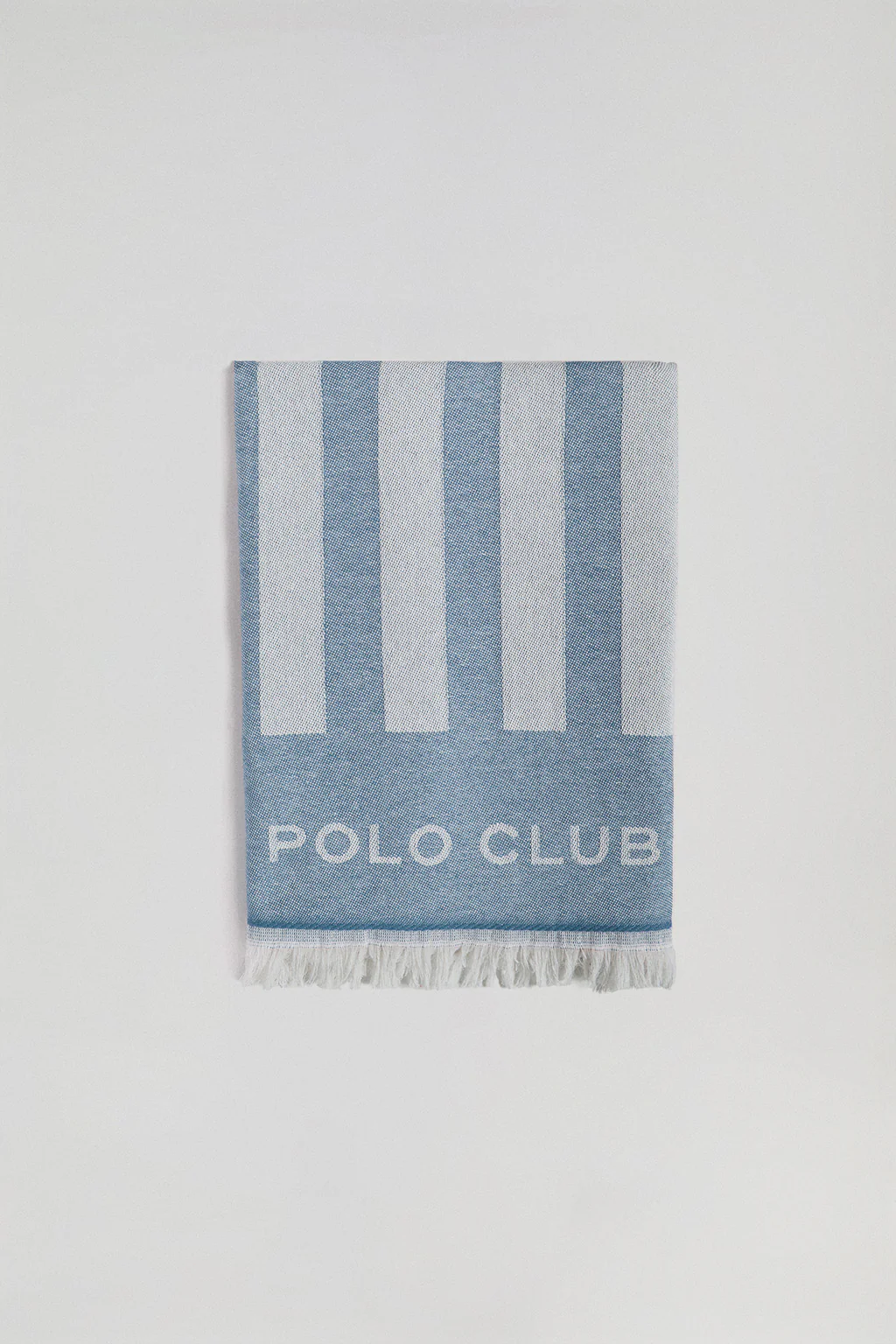 Light-blue striped Portofino hammam towel
