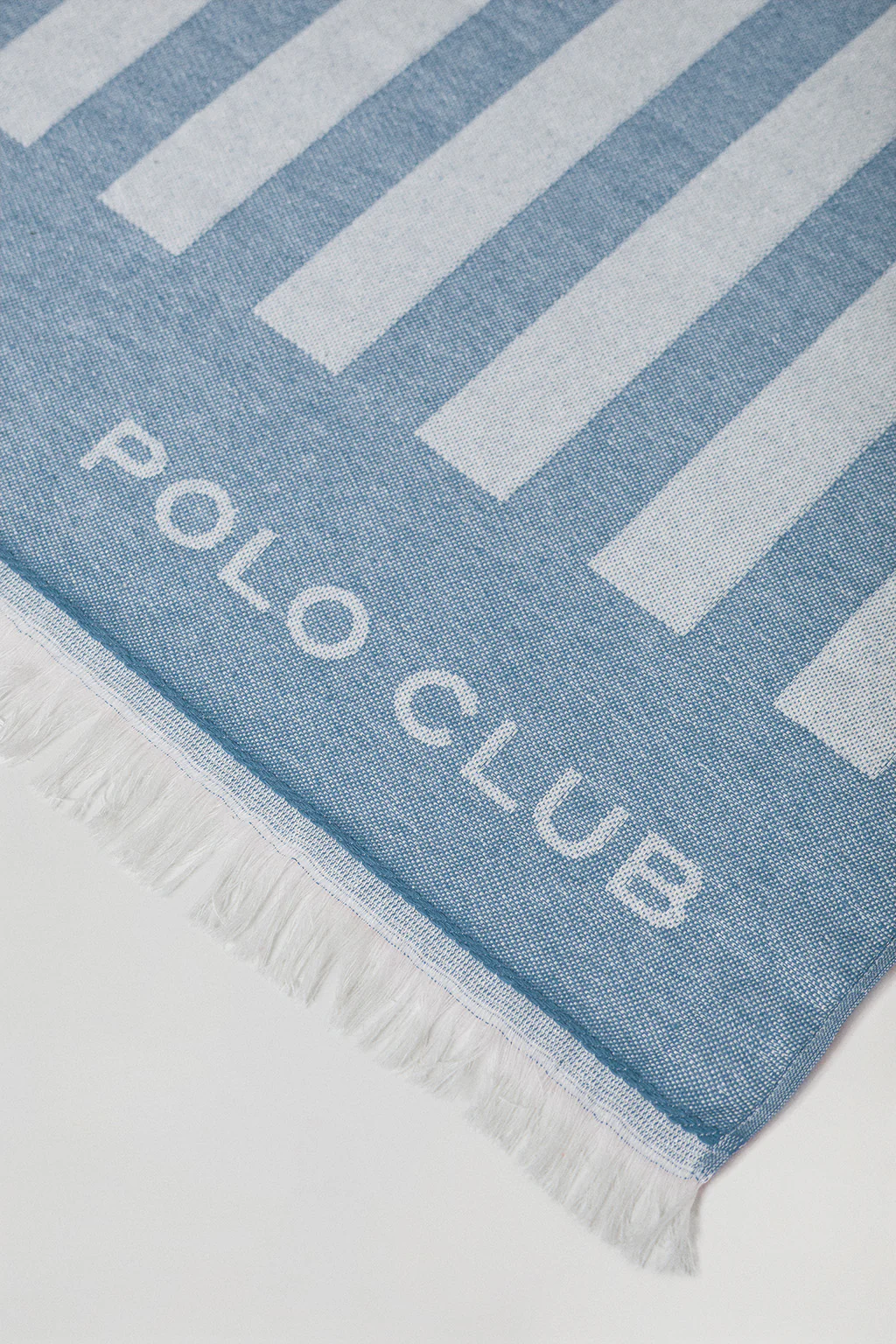 Light-blue striped Portofino hammam towel - Image 3