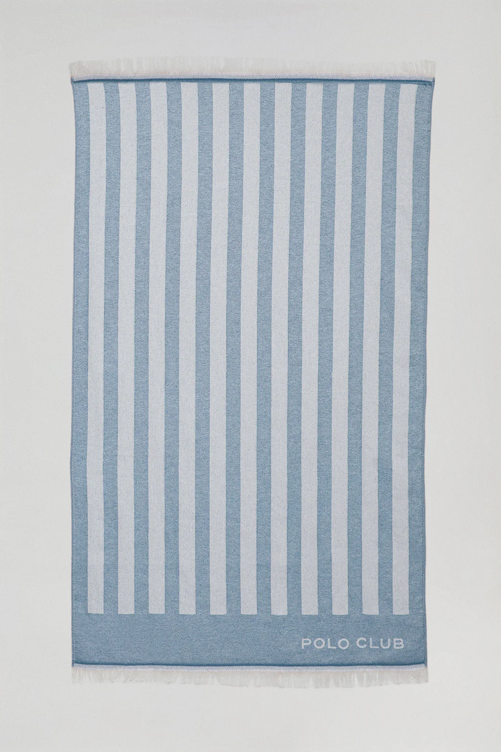Light-blue striped Portofino hammam towel - Image 6