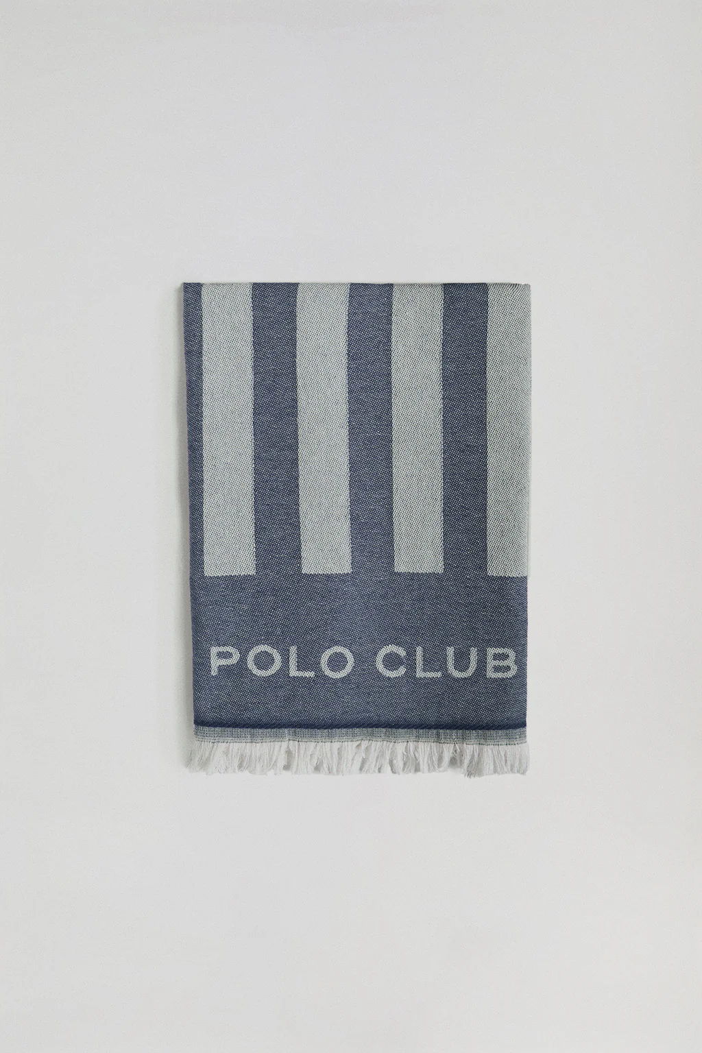 Navy-blue striped Portofino hammam towel