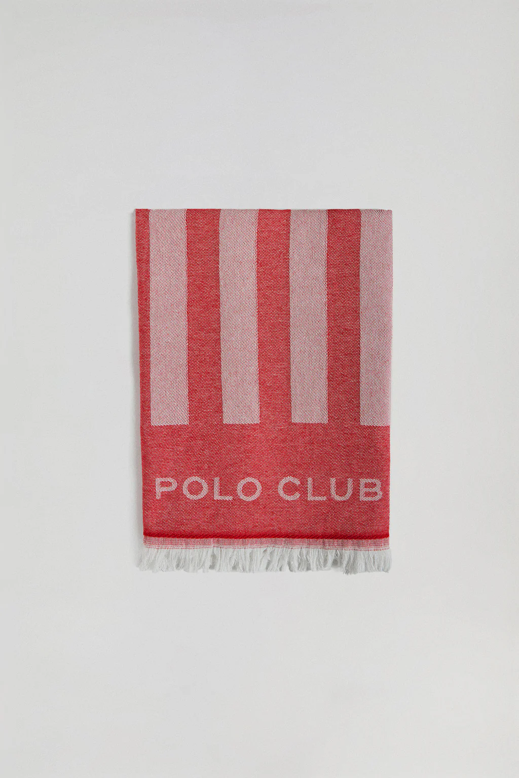 Red striped Portofino hammam towel