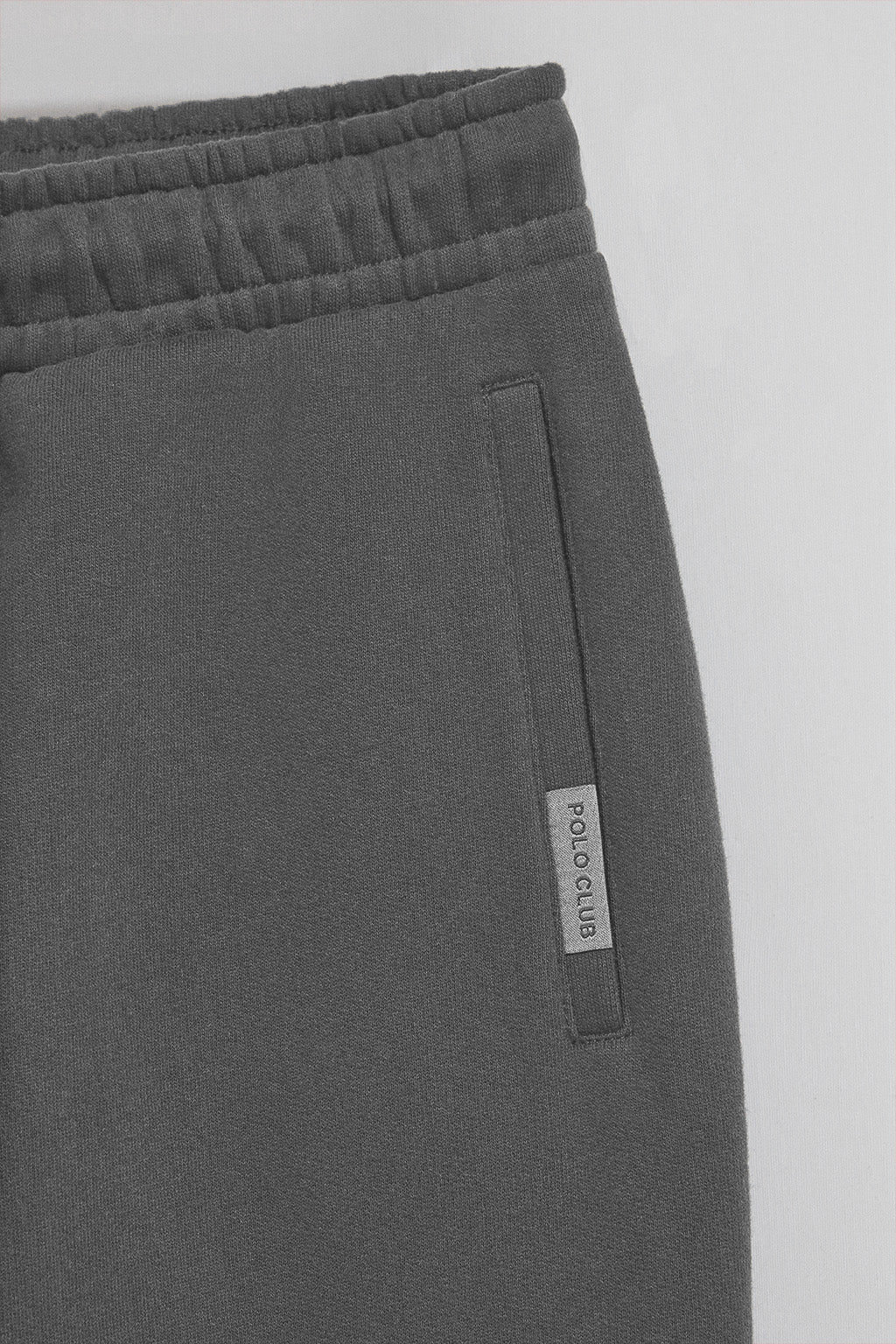 Asphalt-grey jogger pants with Polo Club details - Image 3