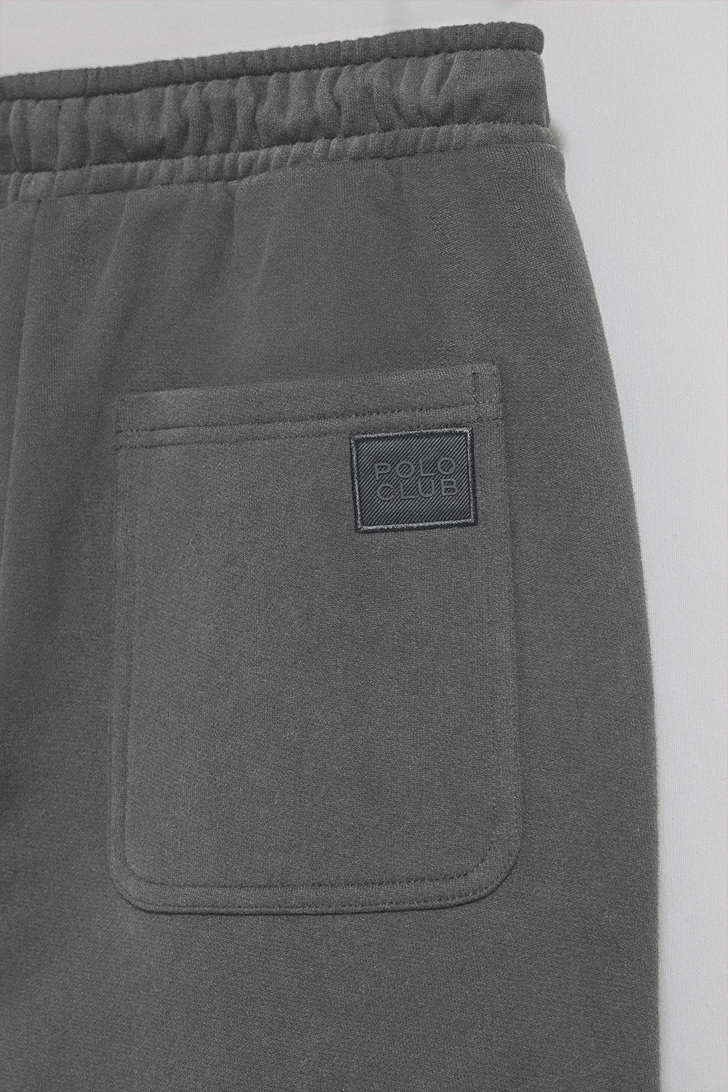 Asphalt-grey jogger pants with Polo Club details - Image 4