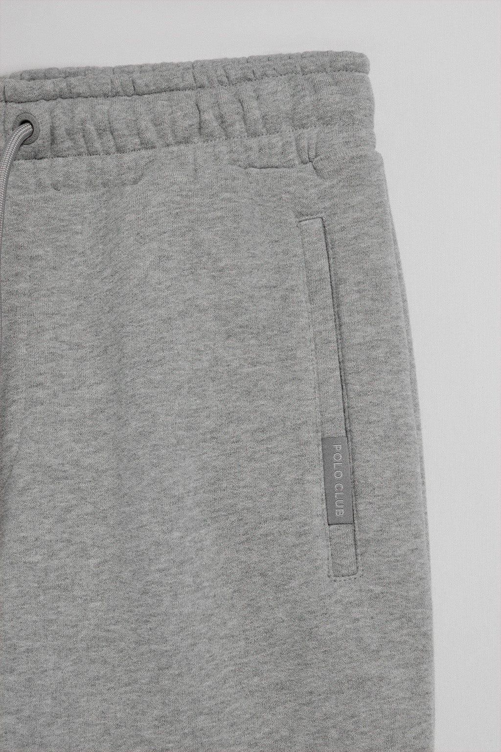 Grey-marl jogger pants with Polo Club details - Image 3