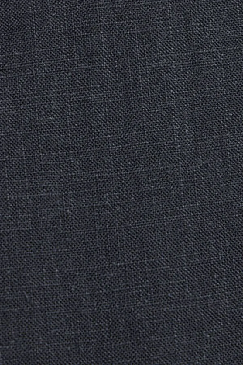 Navy-blue relaxed-fit linen trousers Alice with Polo Club logo - Image 6