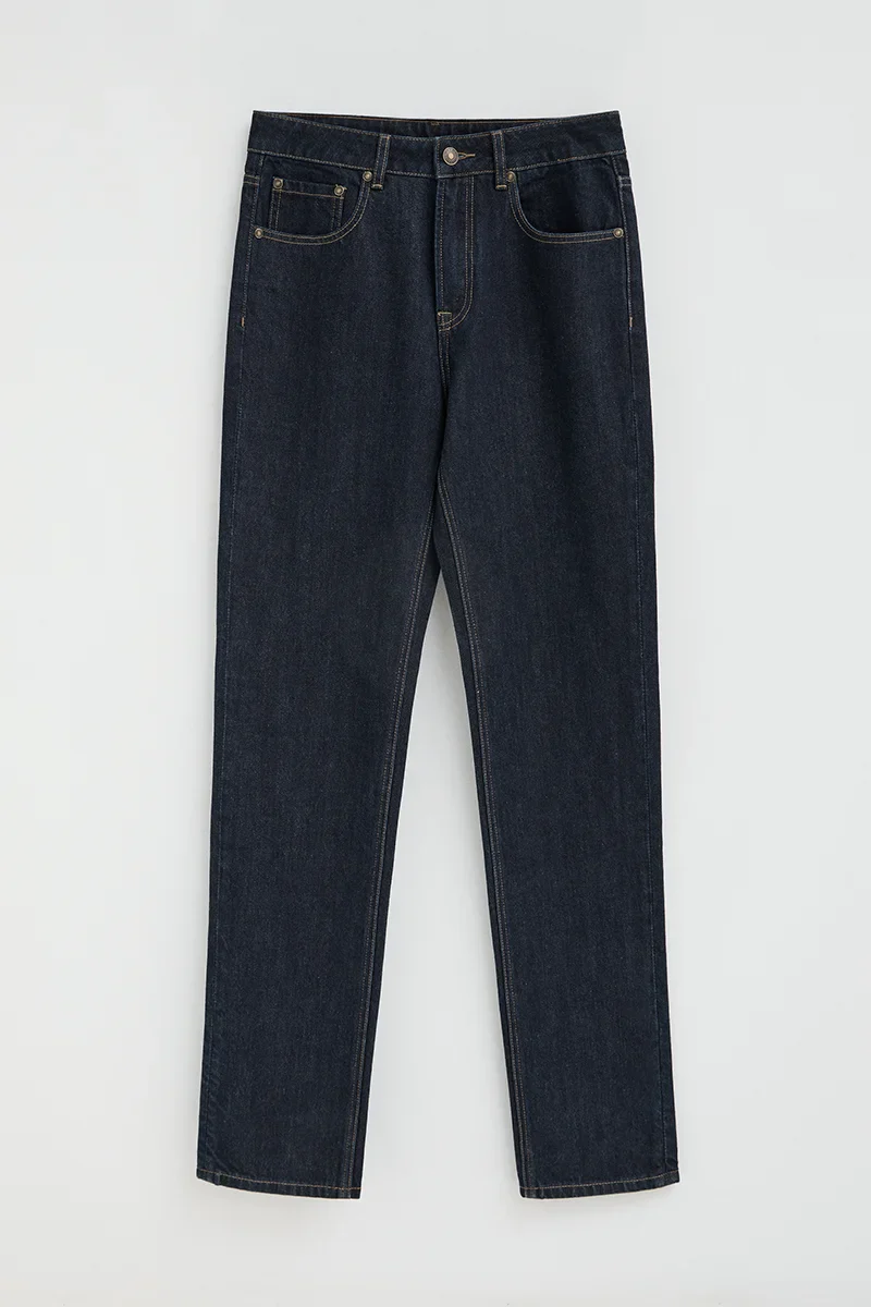 Mid-blue regular-fit jeans with Polo Club logo - Image 5