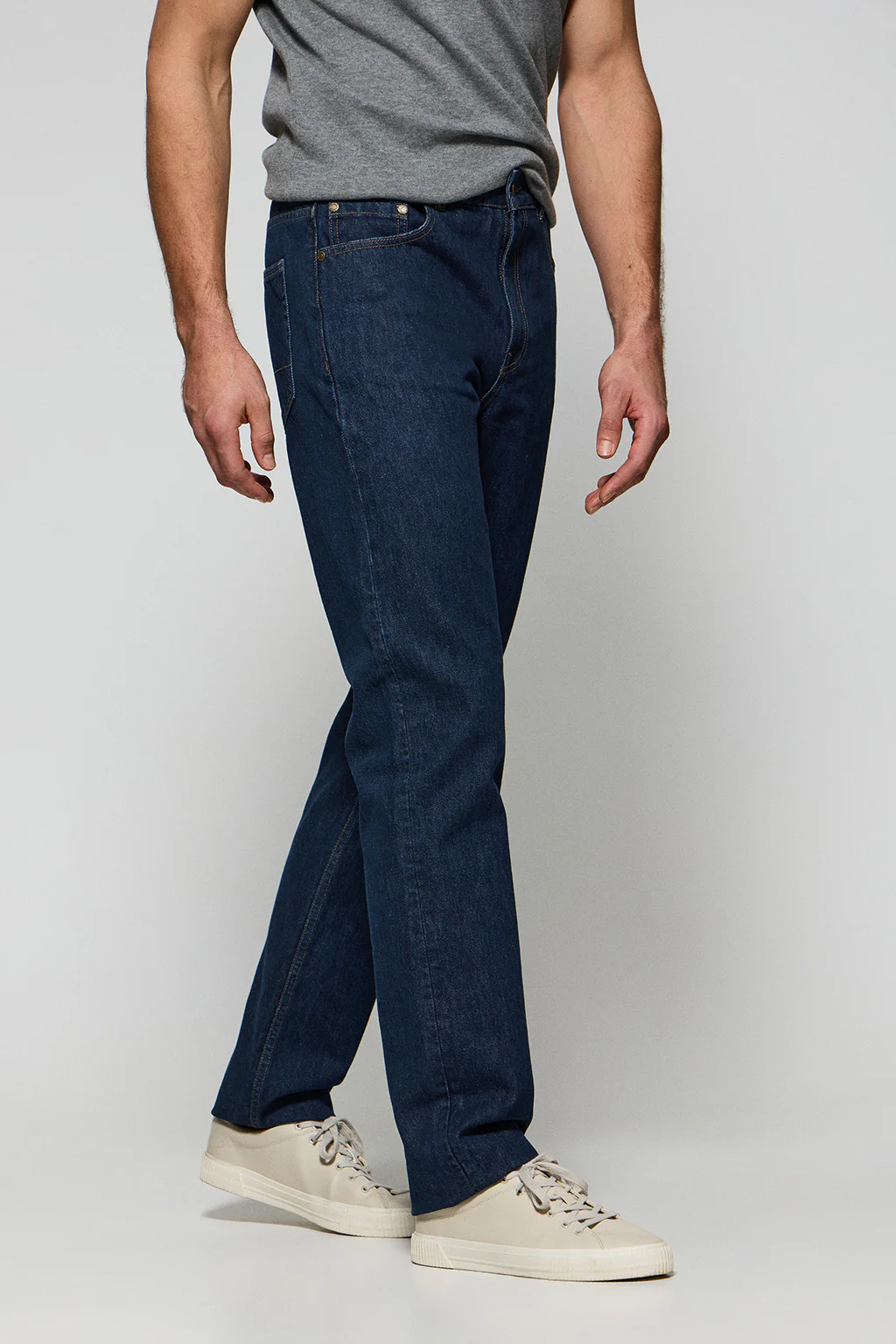 Indigo-blue regular-fit jeans Boston - Image 3