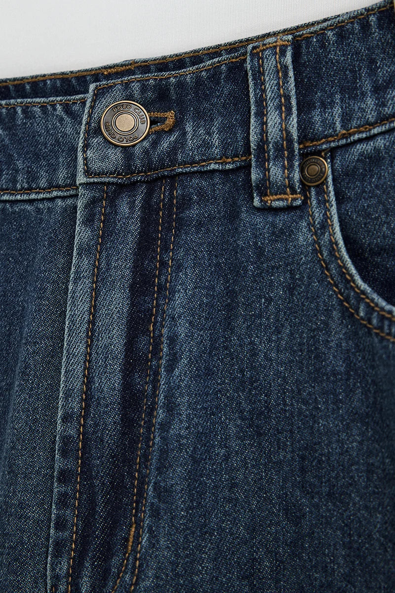 Mid-blue loose-fit jeans Polo Club - Image 7