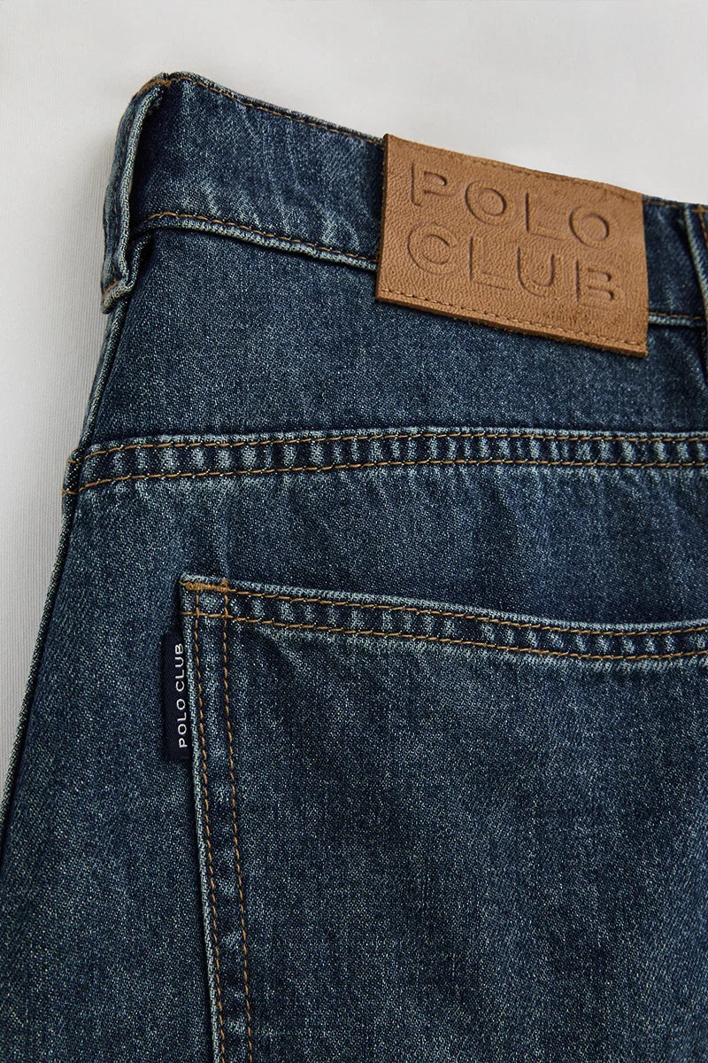 Mid-blue loose-fit jeans Polo Club - Image 8