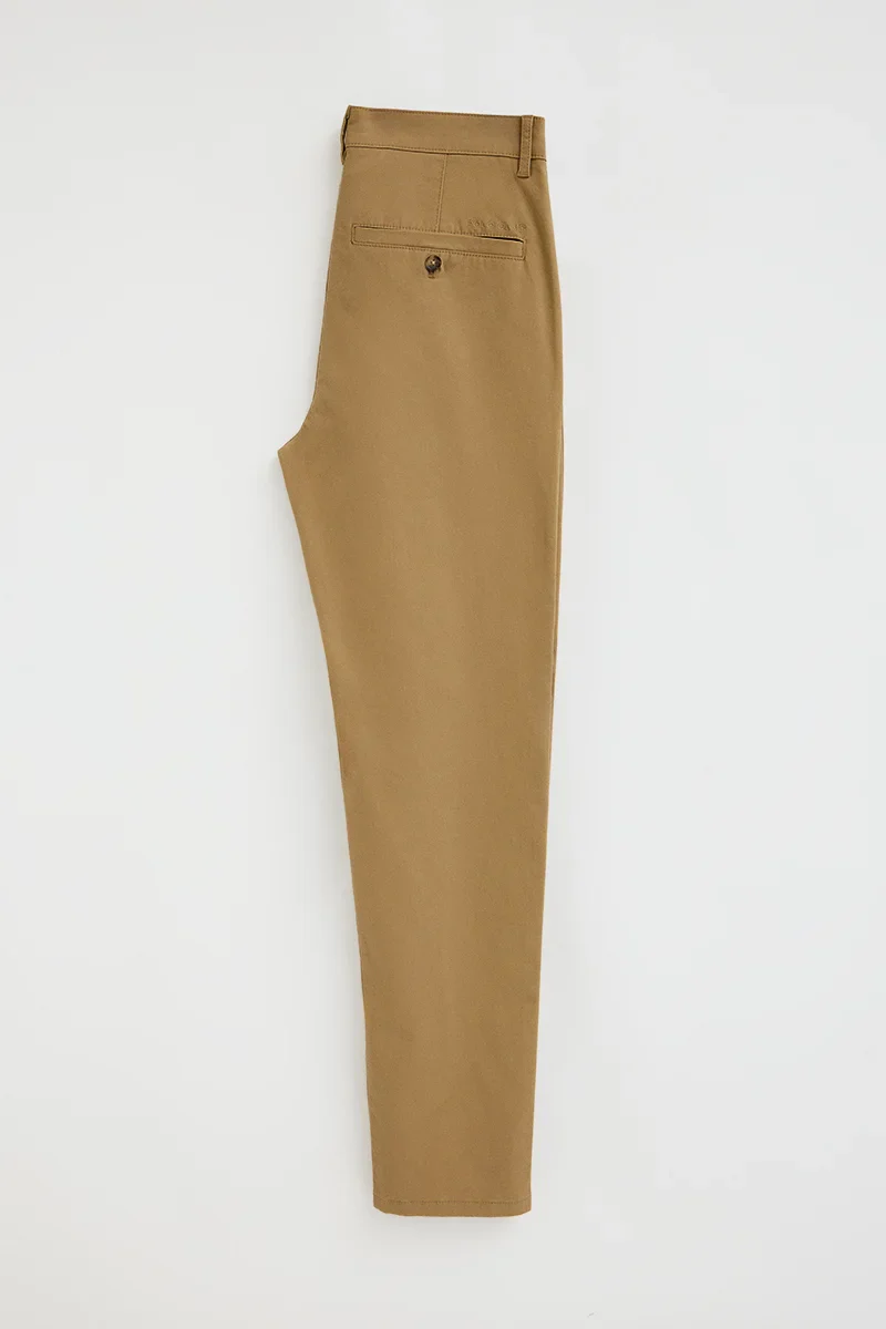 Camel slim-fit chinos with Polo Club logo - Image 8