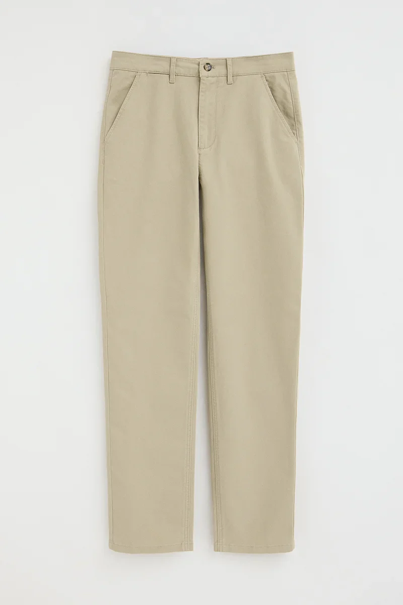 Cream slim-fit chinos with Polo Club logo - Image 10