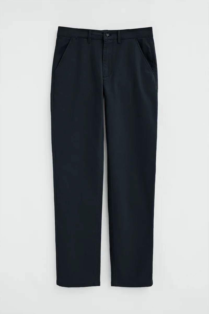 Navy-blue slim-fit chinos with Polo Club logo - Image 8