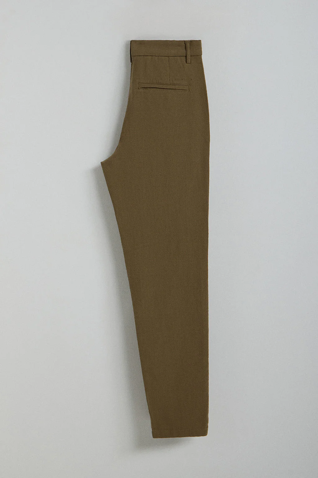 Khaki trousers in linen and cotton with embroidered Polo Club details - Image 7