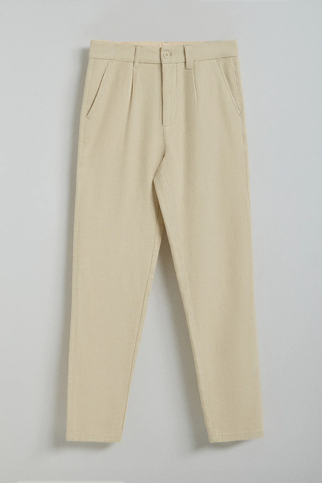 Sandy trousers in linen and cotton with embroidered Polo Club details - Image 8