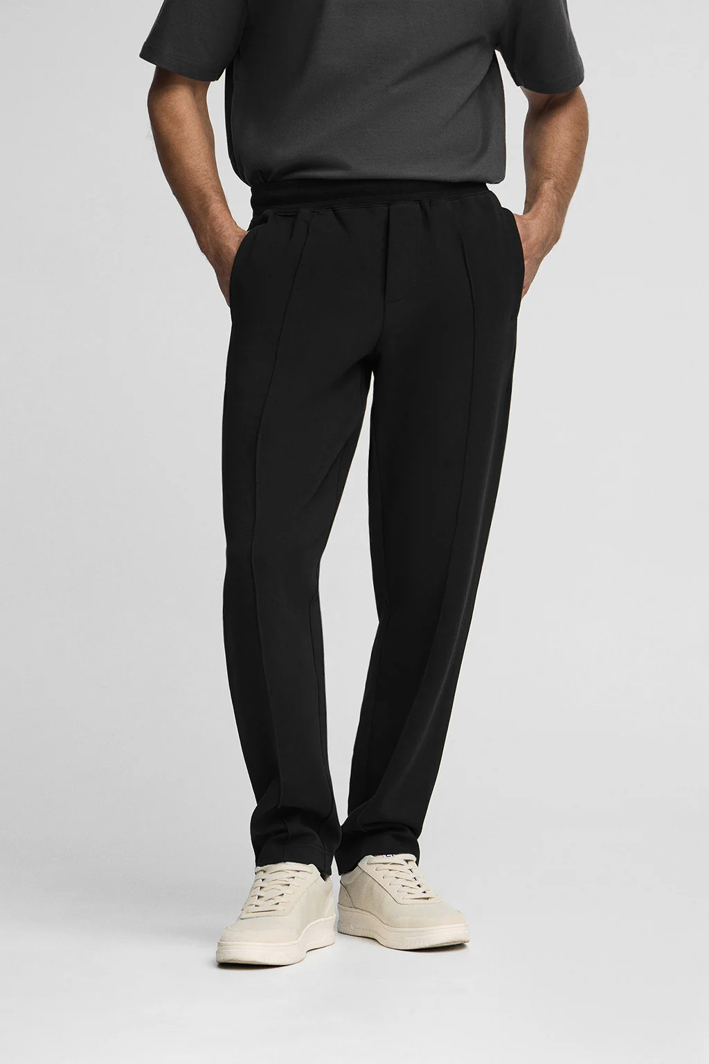 Black men’s jogger pants with Polo Club details - Image 2