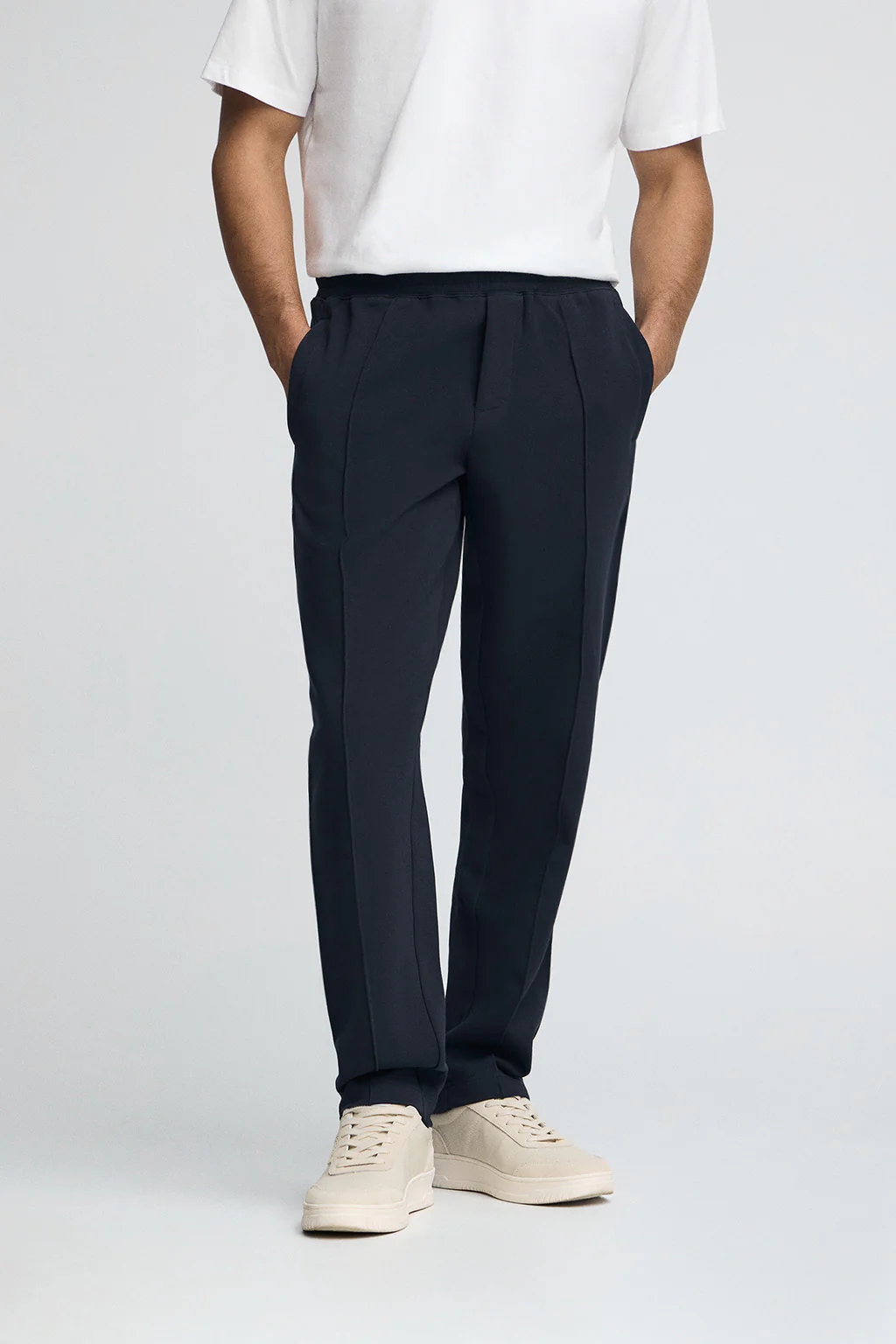 Navy-blue men’s jogger pants with Polo Club details - Image 2