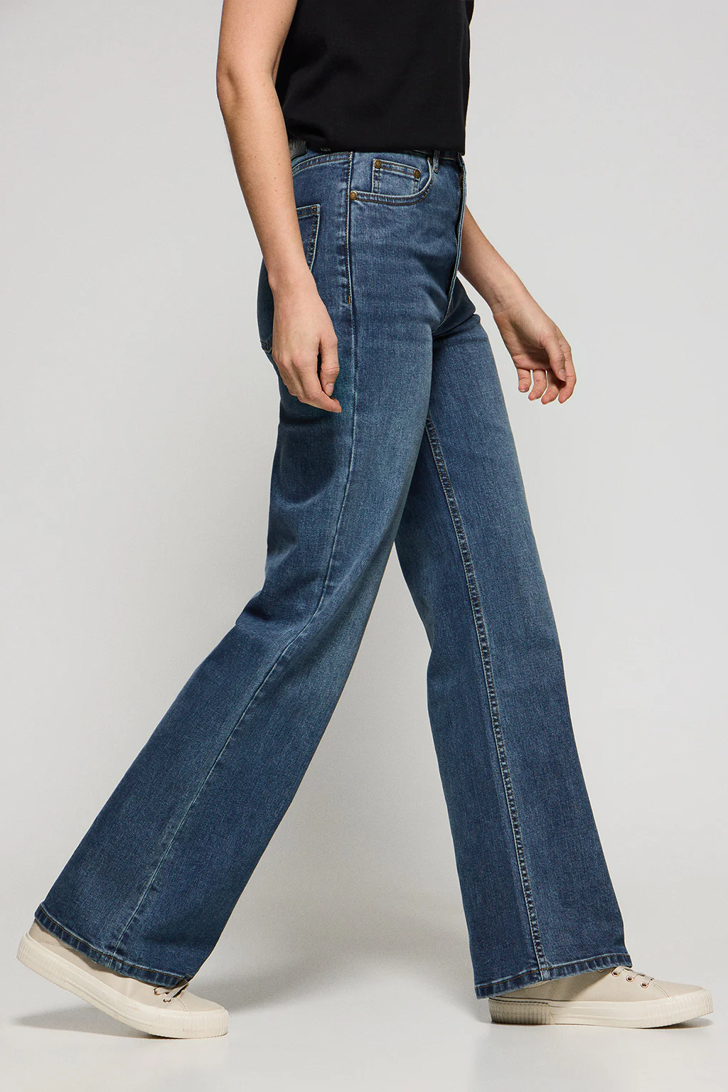 Denim-blue wide-leg jeans Jana - Image 3