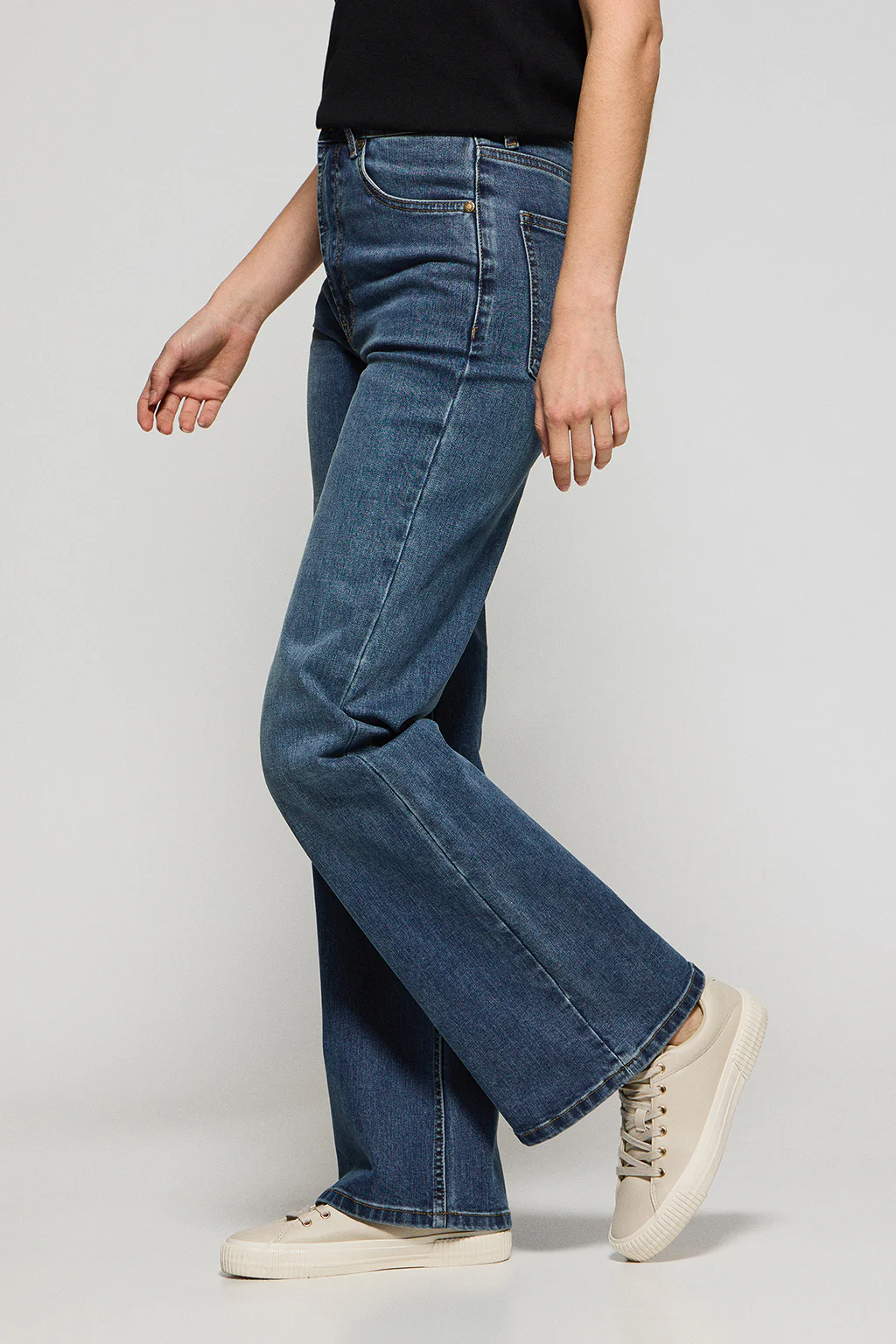 Denim-blue wide-leg jeans Jana - Image 4