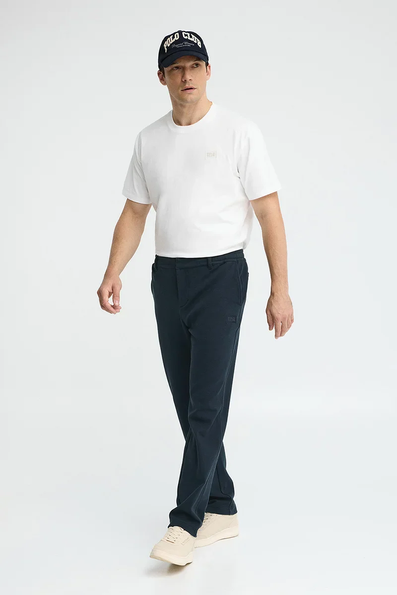 Navy-blue regular-fit joggers Joil with Polo Club logo