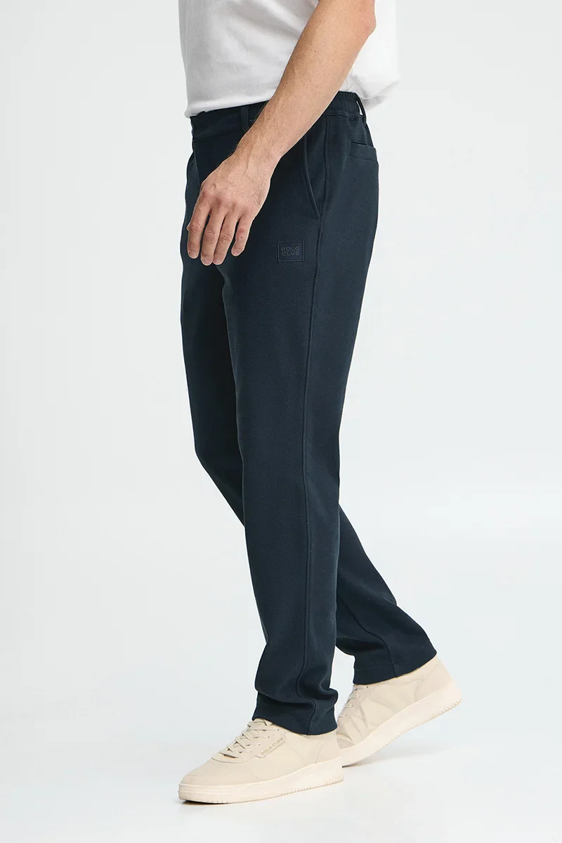 Navy-blue regular-fit joggers Joil with Polo Club logo - Image 4