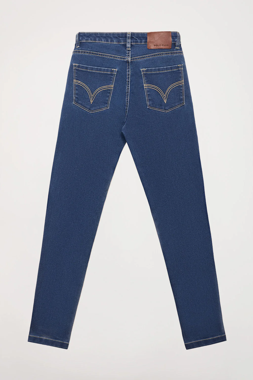 Slim-fit jeans with Polo Club embroidered detail for women - Image 8