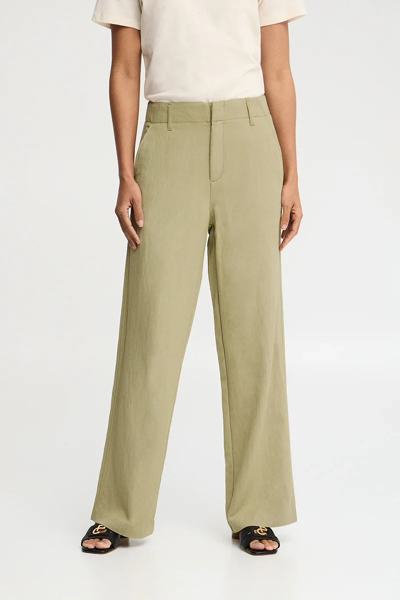 Stone-grey straight-fit trousers with Polo Club logo - Image 2