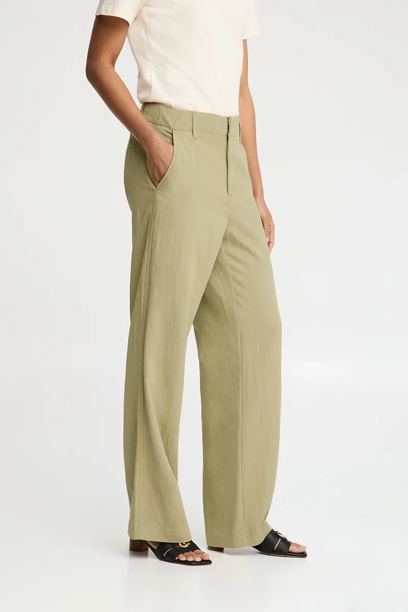 Stone-grey straight-fit trousers with Polo Club logo - Image 3