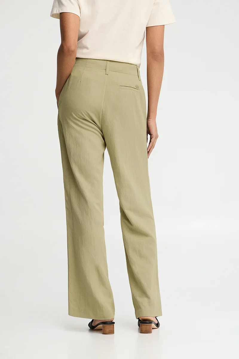 Stone-grey straight-fit trousers with Polo Club logo - Image 5