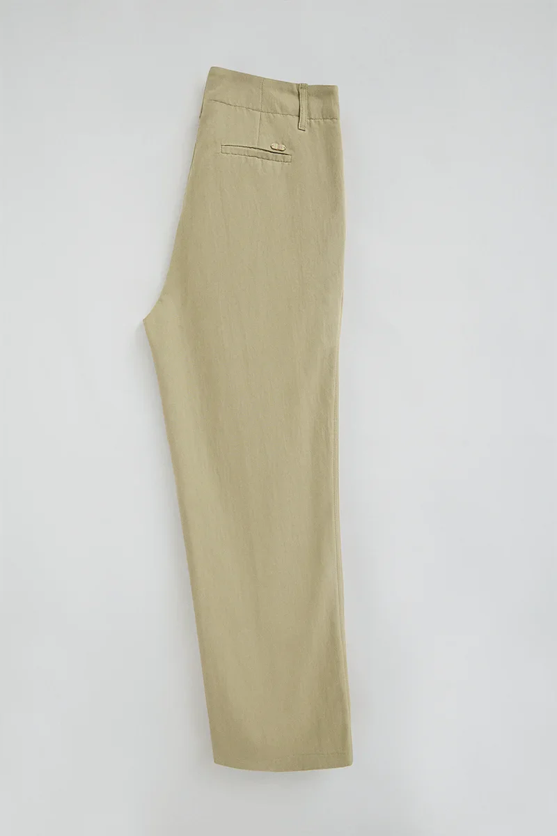 Stone-grey straight-fit trousers with Polo Club logo - Image 8