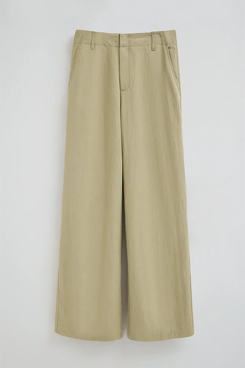 Stone-grey straight-fit trousers with Polo Club logo - Image 9