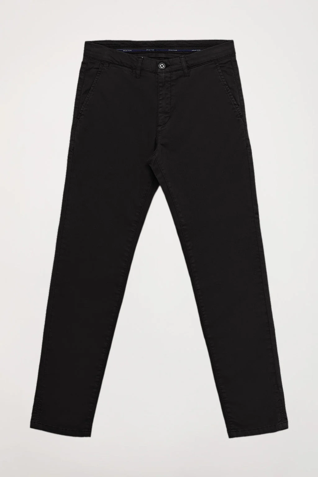 Dark-grey stretch-cotton chinos with Polo Club details - Image 5