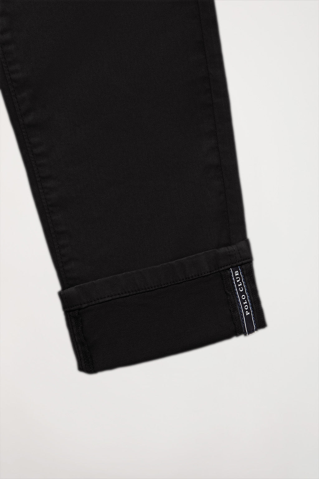 Dark-grey stretch-cotton chinos with Polo Club details - Image 6