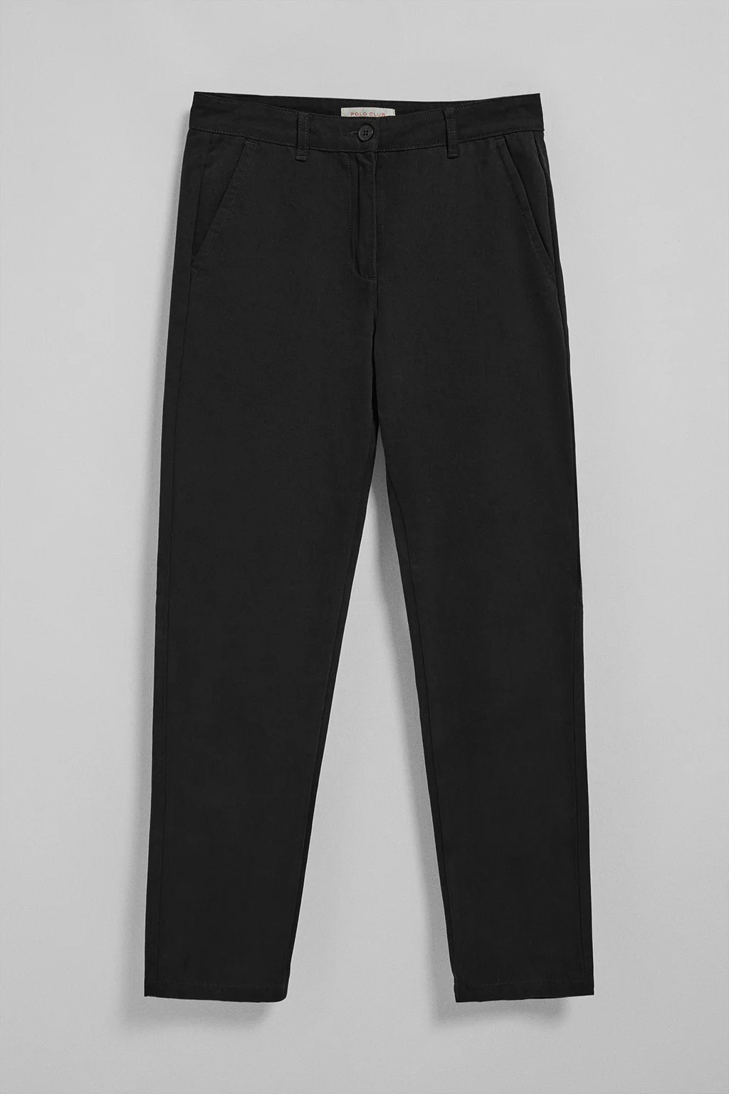 Black chinos May with minimal Polo Club pocket embroidery - Image 10
