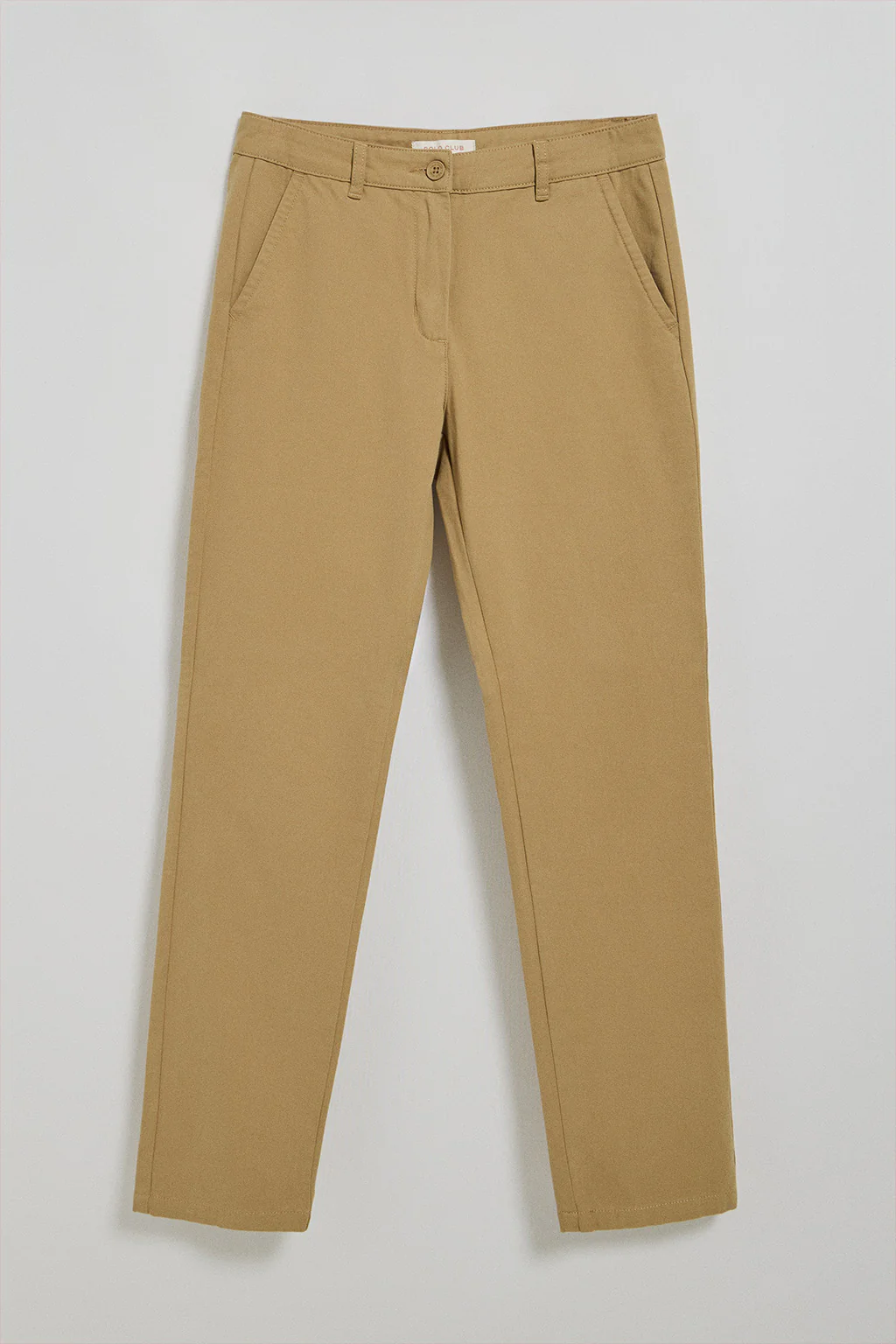 Sandy chinos May with minimal Polo Club pocket embroidery - Image 6