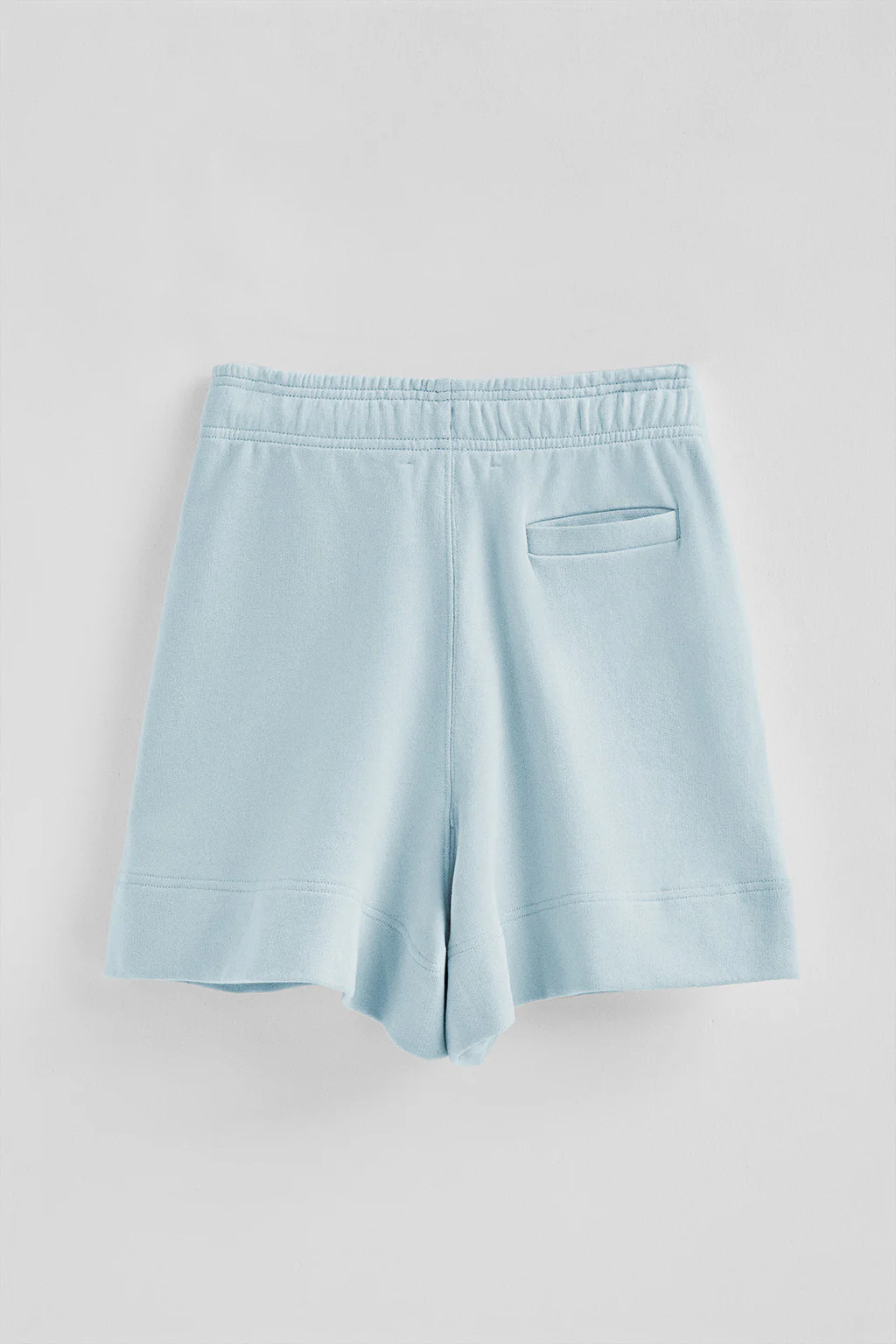 Light-blue cotton shorts with embroidered logo - Image 7