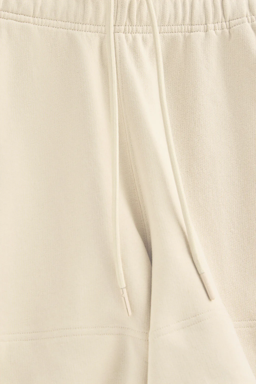 Nude cotton shorts with embroidered logo - Image 9