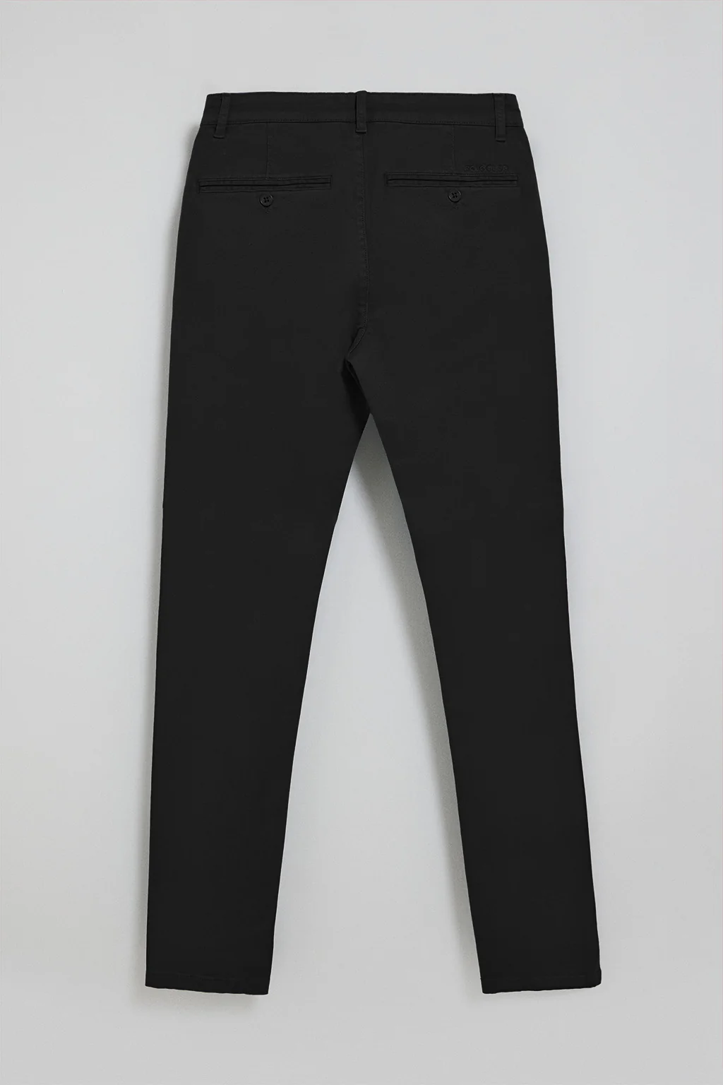 Black slim-fit chinos Moore - Image 7