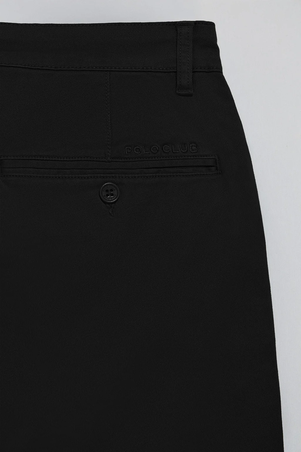 Black slim-fit chinos Moore - Image 9