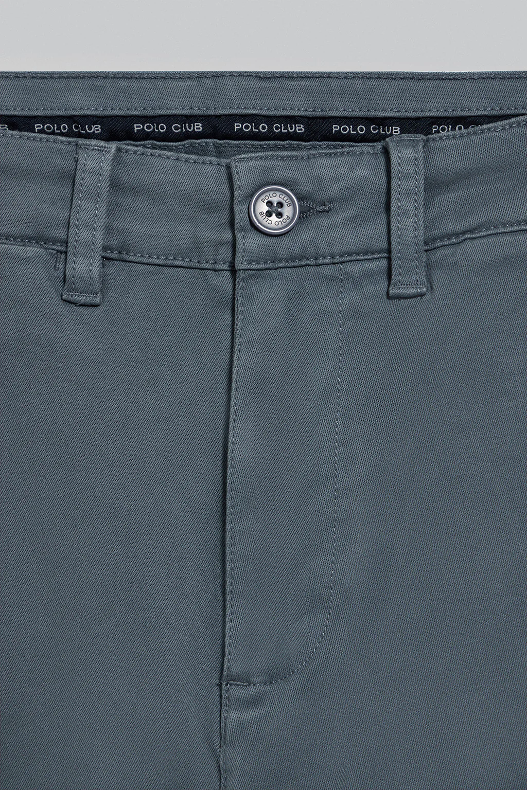 Denim-blue slim-fit chinos Moore - Image 8