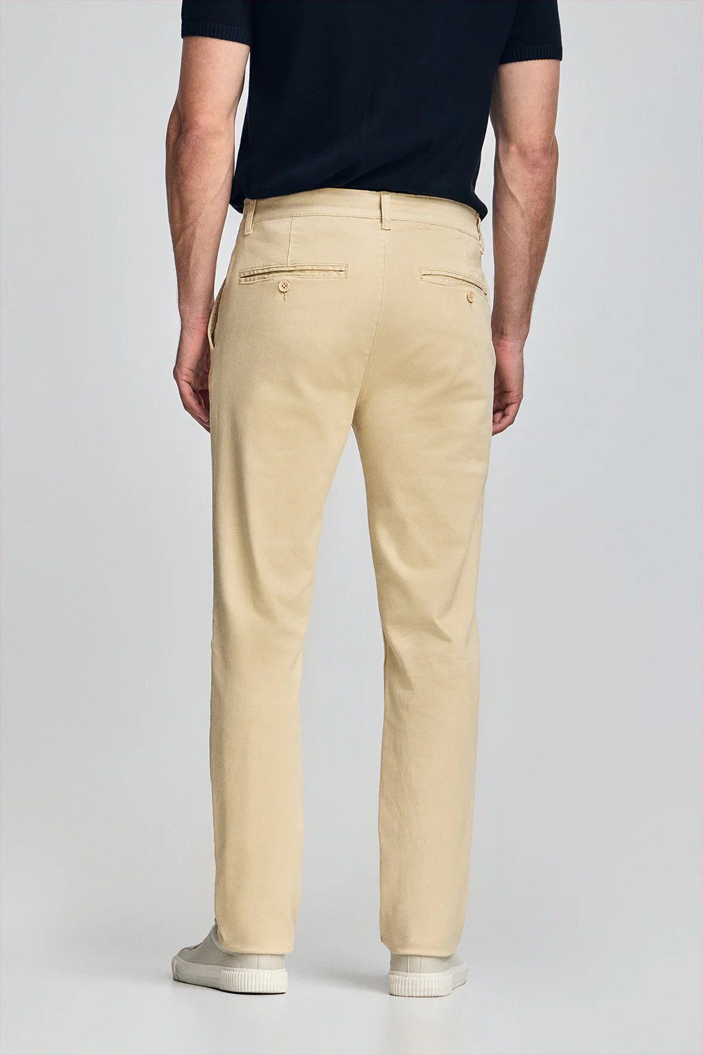 Ivory slim-fit chinos Moore - Image 5