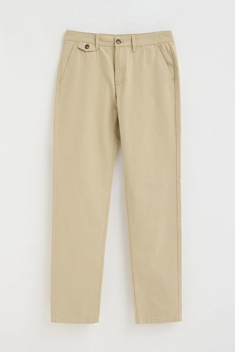 Beige regular-fit chinos with Polo Club logo - Image 8