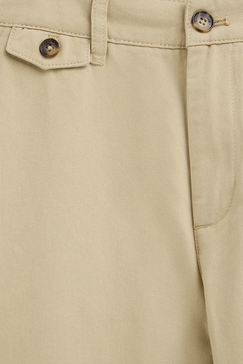 Beige regular-fit chinos with Polo Club logo - Image 9